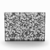 Bloc Photo Petits carrés serrés dans les tons gris pour être  (Devant)
