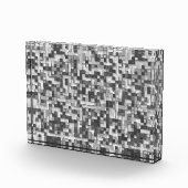 Bloc Photo Petits carrés serrés dans les tons gris pour être  (Droite)