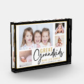Bloc Photo Petits-enfants Grands-parents Citation de vie 4 ph (Gauche)