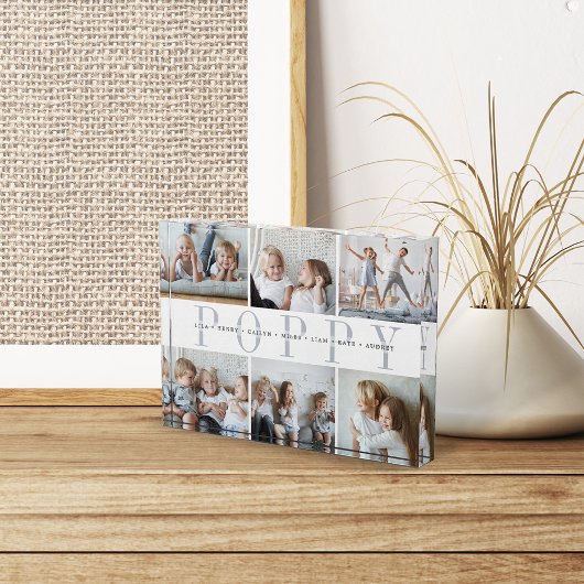 Bloc Photo Petits-enfants pops personnalisés