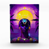 Bloc Photo Pharaon Synthwave (Devant)