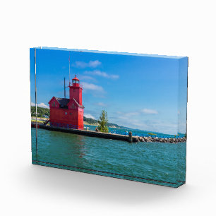 Bloc Photo Phare de Holland Harbour
