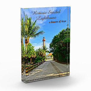 Bloc Photo Phare de Sanibel Island Floride Phare de l'espoir