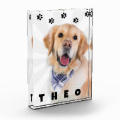 Bloc Photo Photo Block Pet dog cat name (Gauche)