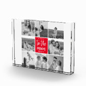 Bloc Photo Photo Collage Couple Moderne & Citation De La Lune (Droite)