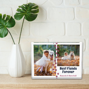 Bloc Photo Photo Collage Dog Meilleurs amis pour toujours ave