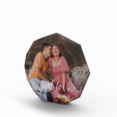 Bloc Photo Photo Couple Heart Just Love Script (Droite)