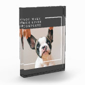 Bloc Photo Photo de chien moderne | Devis de chien (Gauche)