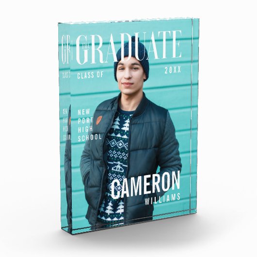 Bloc Photo Photo de graduation inspirée de la couverture du m (Gauche)