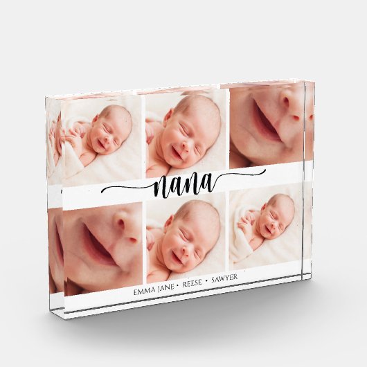Bloc Photo Photo de la Fête des Mères de Nana Collage Photo B (Gauche)