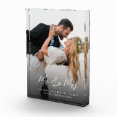 Bloc Photo Photo de mariage personnalisé M. et Mme. (Droite)