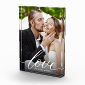 Bloc Photo Photo de script d'amour pour les jeunes mariés (Droite)