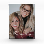 Bloc Photo Photo de script de famille (Devant)