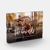 Bloc Photo Photo de script de pinceau élégant (Gauche)