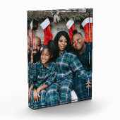 Bloc Photo Photo de vacances de Noël personnalisée (Gauche)