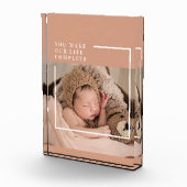 Bloc Photo Photo du bébé moderne | You Make My Life Complete  (Droite)