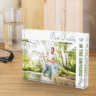 Bloc Photo Photo faite sur commande - le meilleur papa dans