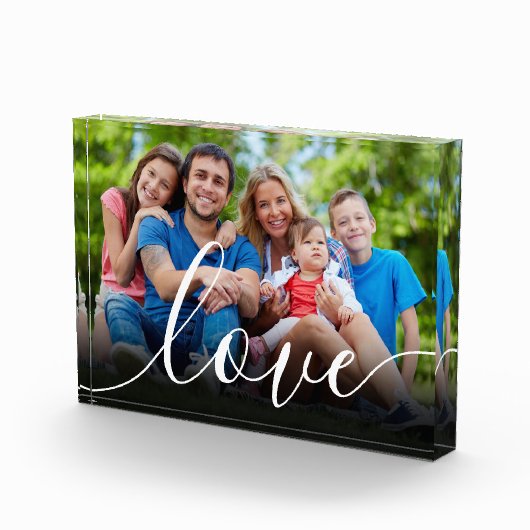 Bloc Photo Photo Favorite Élégant Script moderne amour (Droite)