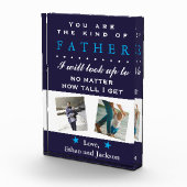 Bloc Photo Photo Fête des pères sentimentale Anniversaire Blo (Droite)