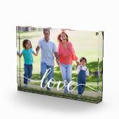 Bloc Photo Photo grand-parents personnalisée Love Script (Droite)