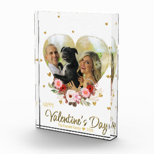 Bloc Photo Photo Heart Gold Valentine's Day Parties scintilla