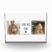 Bloc Photo Photo & Love You Dad Cadeau (Devant)