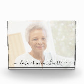 Bloc Photo Photo Mémorial Pour Toujours Dans Nos Coeurs Éléga (Devant)