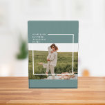 Bloc Photo Photo moderne Green Famille Jolie Cadeau<br><div class="desc">Introduction the Modern Photo Green Family Lovely Gift! This gift is a parfait way to capting and celebrate the love and bond within a Gezy, while adding a touch of legance and modernity to any home décor.Le moderne Photo Green Family Lovely Gift n'est pas un seul mot d'un seul mot...</div>