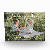 Bloc Photo Photo moderne We Love you Mom Block (Devant)