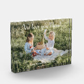 Bloc Photo Photo moderne We Love you Mom Block (Gauche)