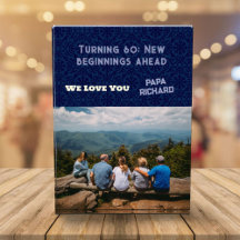 Photo personnalisée Joyeux 60e anniversaire Cadeau