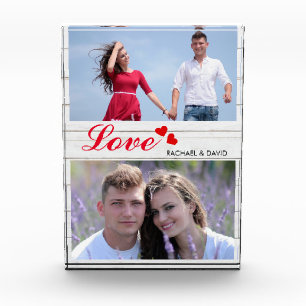 Bloc Photo Photo Photo Blocks appelée par amour de 2 coutume