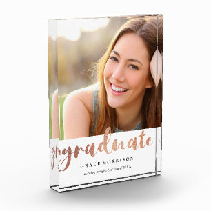 Bloc Photo Photo Rose tendance Gold Graduation