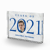 Bloc Photo Photo sur mesure du diplômé sur marbré (Droite)