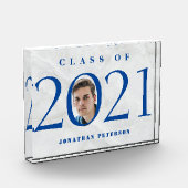 Bloc Photo Photo sur mesure du diplômé sur marbré (Gauche)