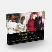 Bloc Photo Photos Or Texte Anniversaire Photo (Gauche)