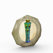 Bloc Photo Pièce Masterpiece Peacock Feathers Vase De 1900 (Gauche)