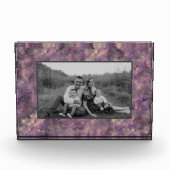 Bloc Photo Pierre de granit Abstraite en quartz violet (Devant)