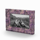 Bloc Photo Pierre de granit Abstraite en quartz violet (Droite)