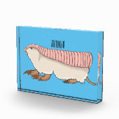 Bloc Photo Pink fairy armadillo cartoon illustration (Droite)