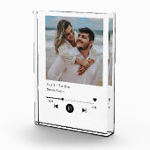 Bloc Photo Playlist Personnalisée Pour Les Couples (Droite)