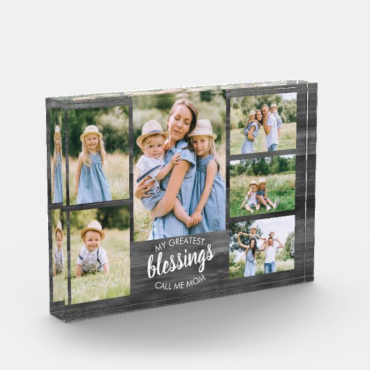 Bloc Photo Plus grandes bénédictions Appelez-moi Maman 6 Phot (Gauche)