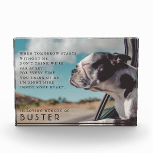Bloc Photo Poème photo Pet Memorial