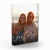 Bloc Photo Poitrine manuscrite superposée (Gauche)