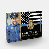 Bloc Photo Police Academy Graduation Police (Gauche)