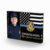 Bloc Photo Police Application de la loi Retraite Ligne bleue (Droite)