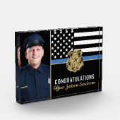 Bloc Photo Police Application de la loi Retraite Ligne bleue (Gauche)