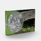 Bloc Photo Pont de pierre Lilypads Nature Ajouter Votre Propr (Gauche)