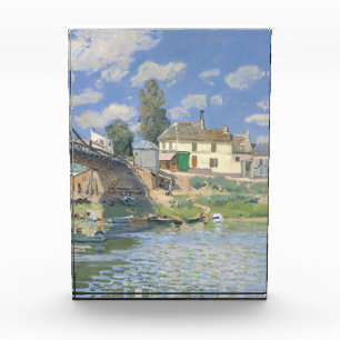 Bloc Photo Pont de Villeneu par Sisley Impressionist Paint