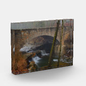 Bloc Photo Pont Foggy Waterfall (Gauche)
